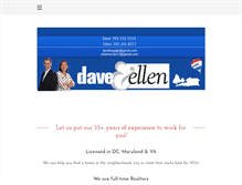 Tablet Screenshot of daveandellen.com